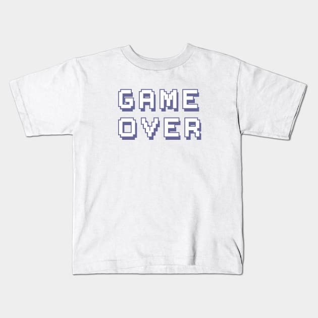 GAME OVER Kids T-Shirt by Bombastik